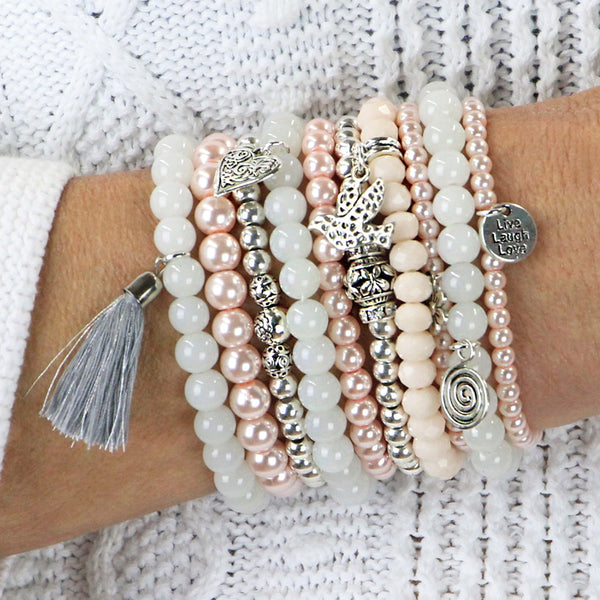 Amara - Bead Bracelets Set of 10