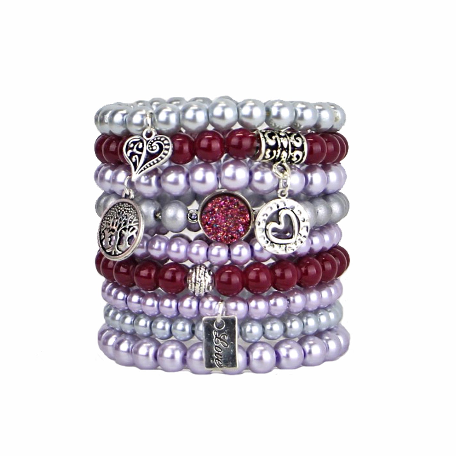 Vida - Bead Bracelets Set of 9