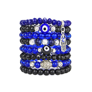 Rena -Bead Bracelets Set of 8