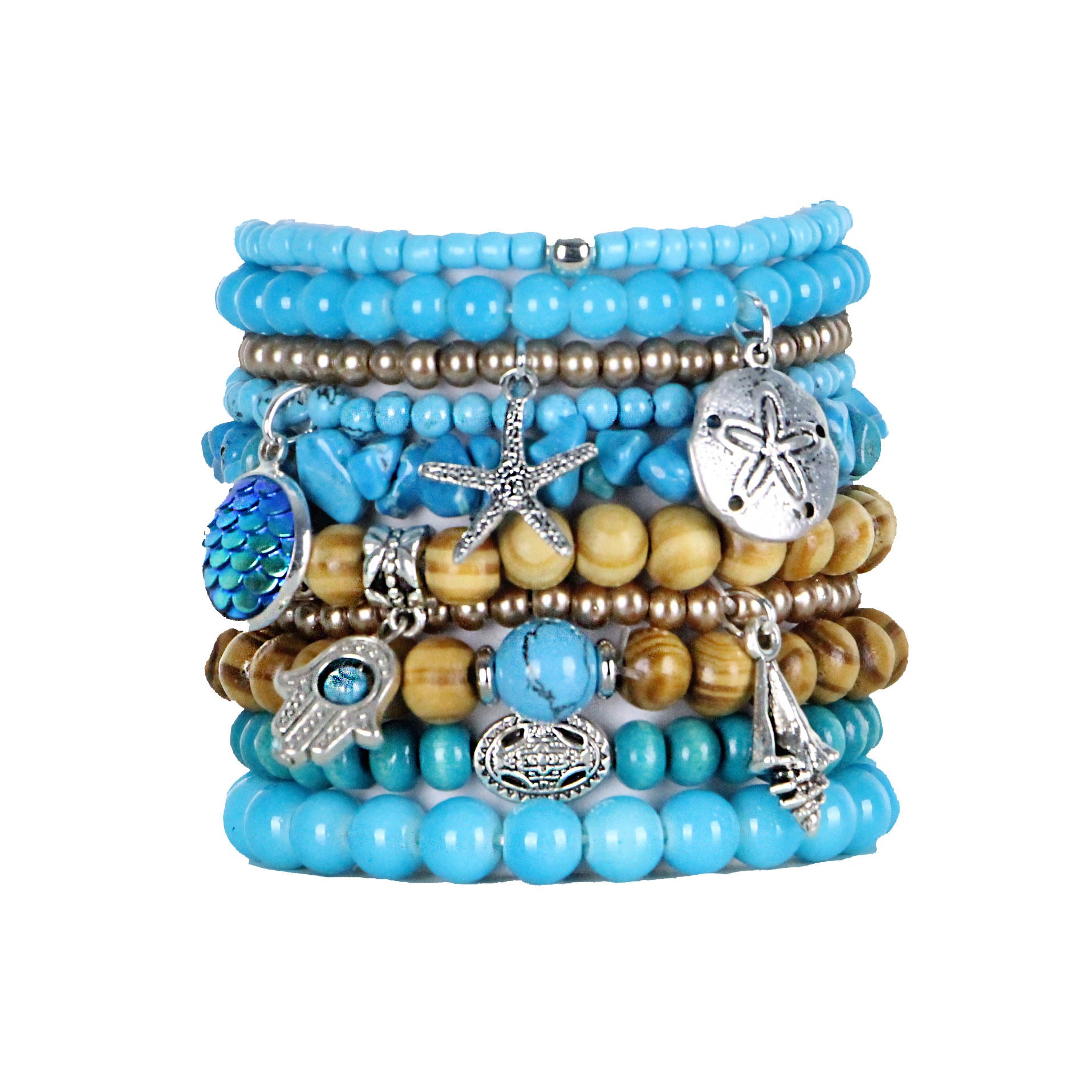 Beaded Stacked Bracelets