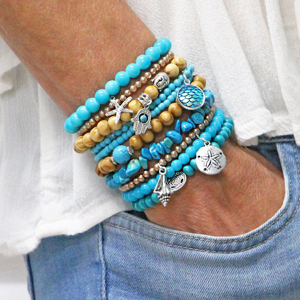 Beaded Stacked Bracelets