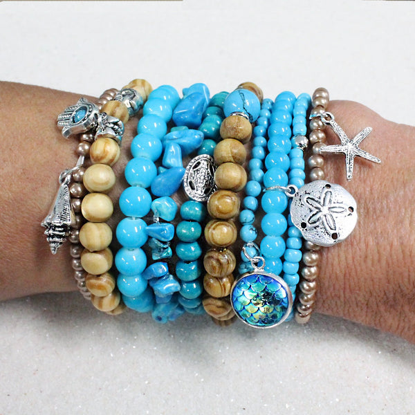 Beaded Stacked Bracelets