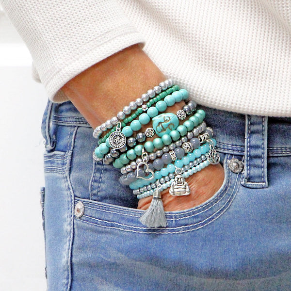 Beaded Stacked Bracelets