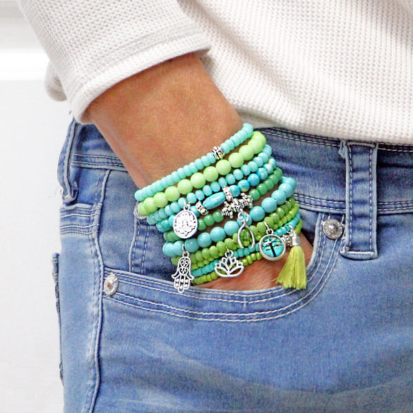 Beaded Stacked Bracelets