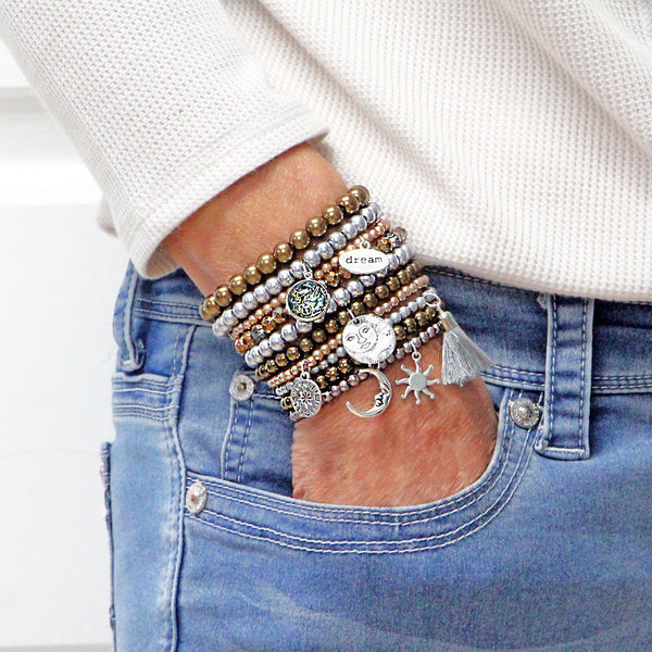 Beaded Stacked Bracelets