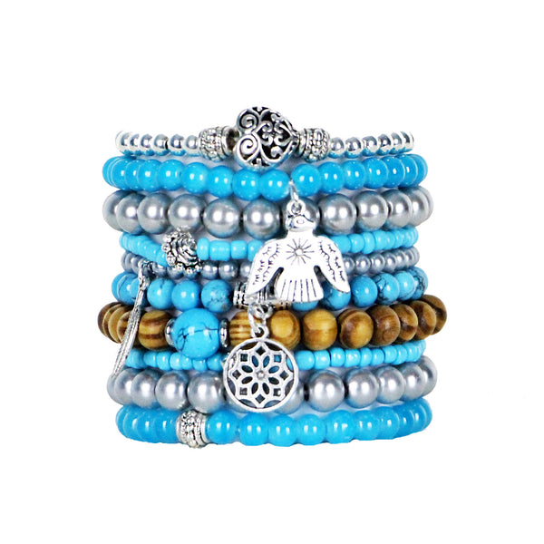 Beaded Stacked Bracelet