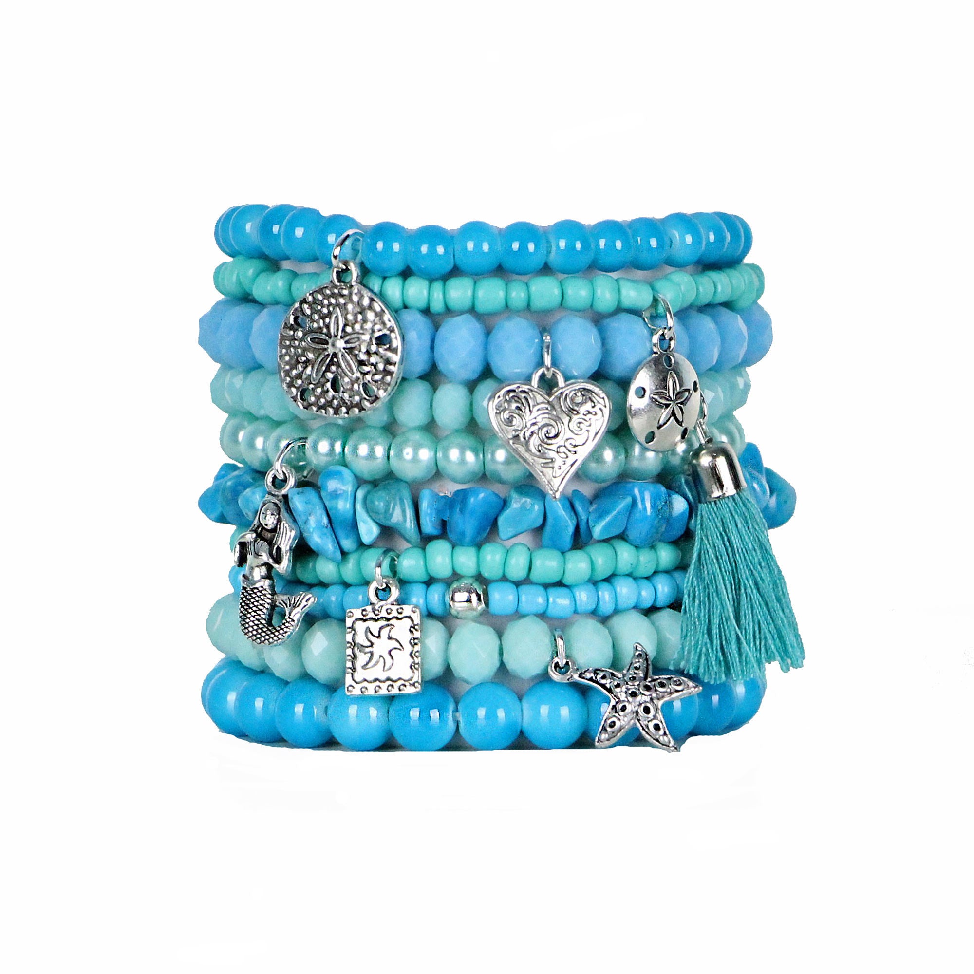 Beaded Stacked Bracelets
