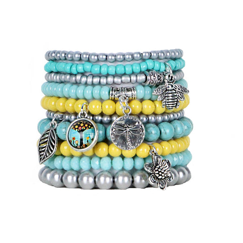 Beaded Stacked Bracelets