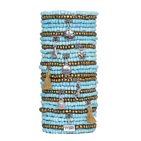 Beaded Stacked Bracelets
