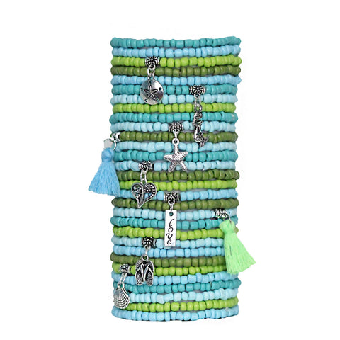 Beaded Stacked Bracelets