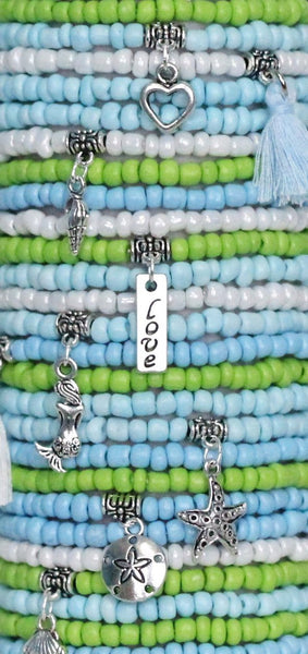 Beaded Stacked Bracelets