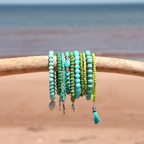 Beaded Stacked Bracelets