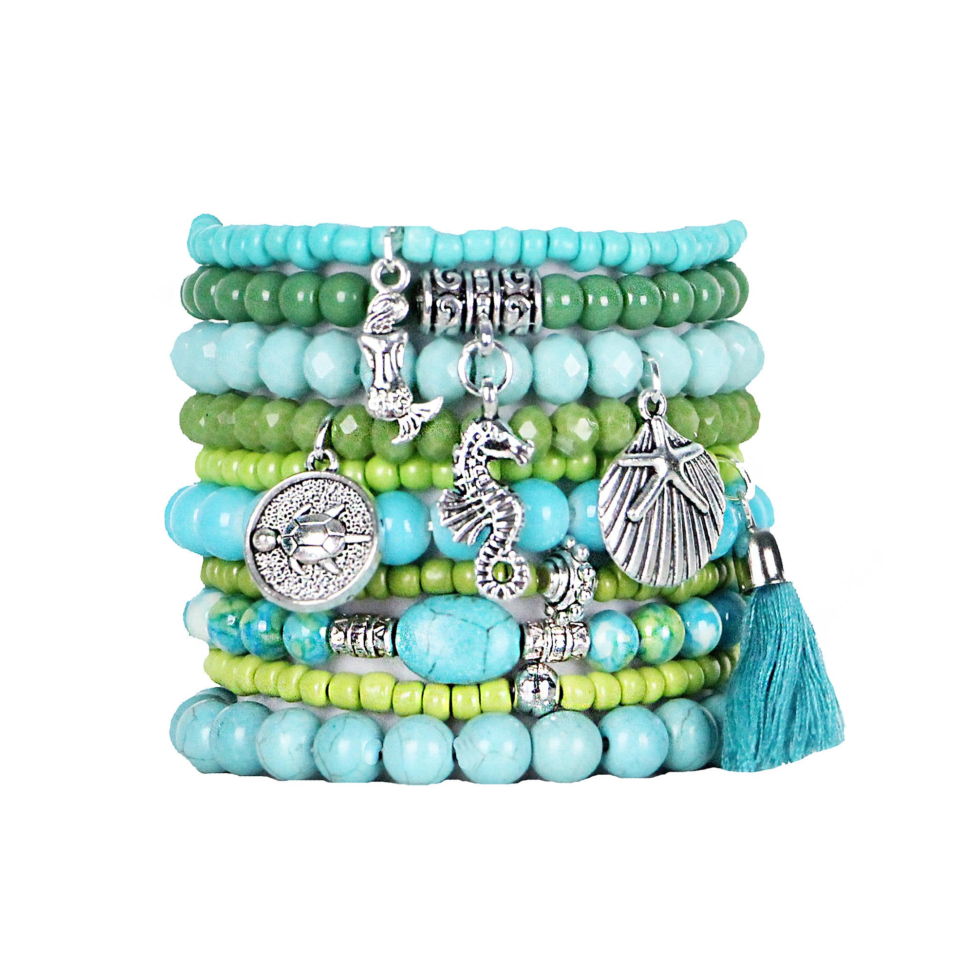 Beaded Stacked Bracelets