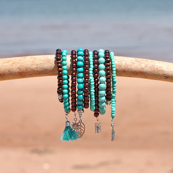 Beaded Stacked Bracelets
