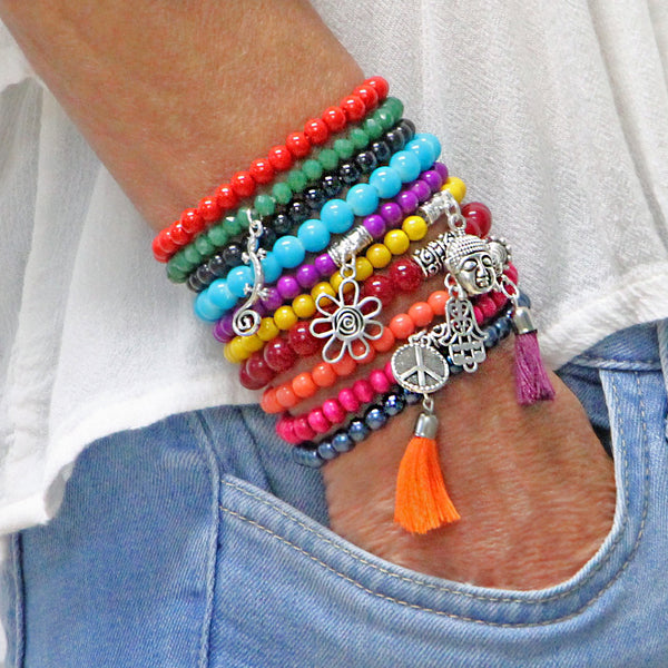 Beaded Stacked Bracelets