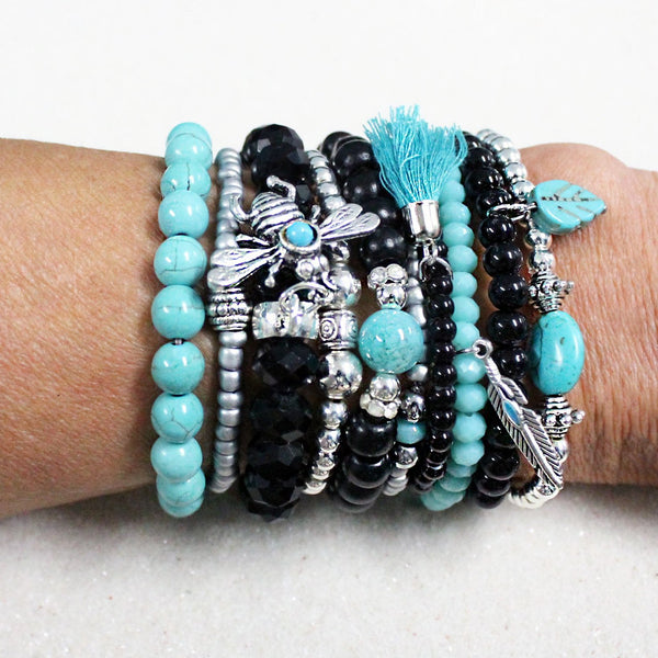 Beaded Stacked Bracelets
