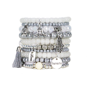 Beaded Stacked Bracelets