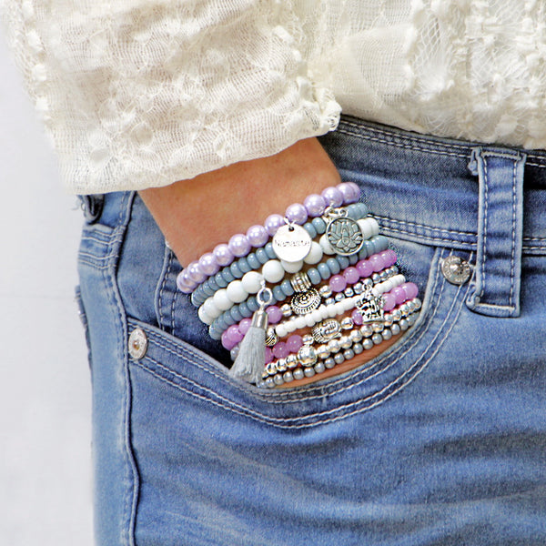 Beaded Stacked Bracelets