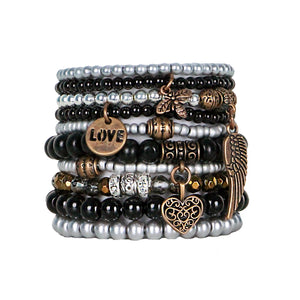 Beaded Stacked Bracelets