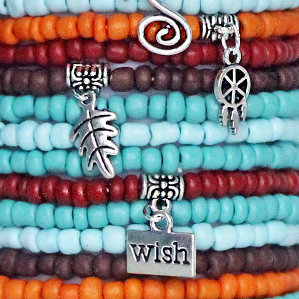 Beaded Stacked Bracelets 