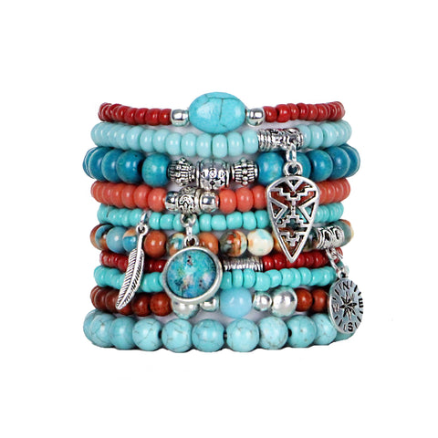 Beaded Stacked Bracelet