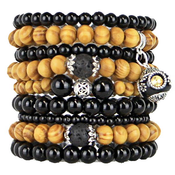 Beaded Stacked Bracelets