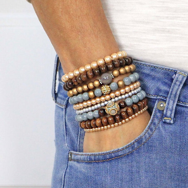 Ryleigh - Beaded Bracelets Set of 9