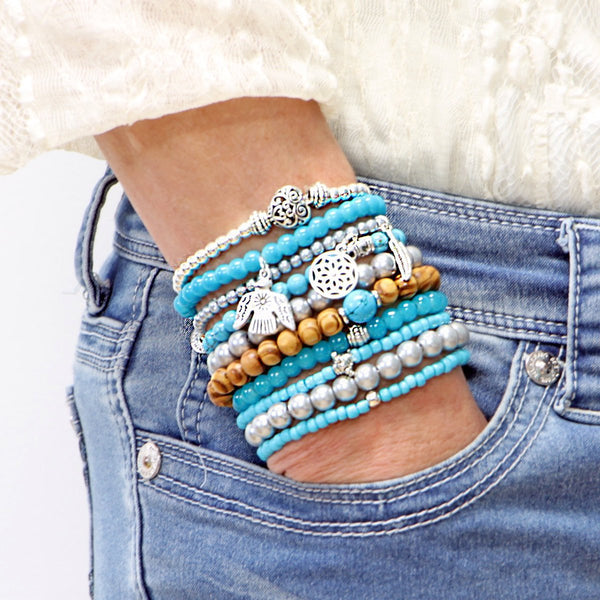Beaded Stacked Bracelet