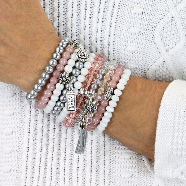 Beaded Stacked Bracelets